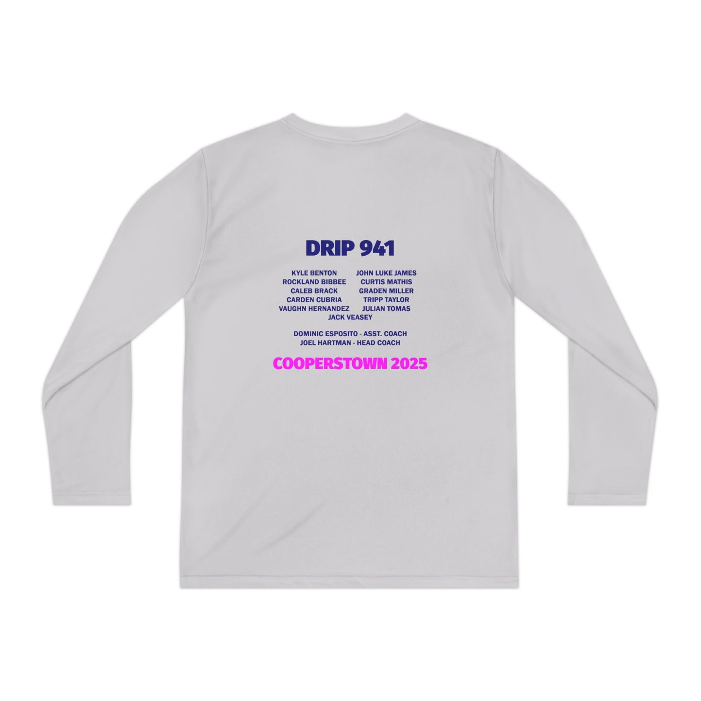Youth Long Sleeve Competitor Tee - Cooperstown 2025