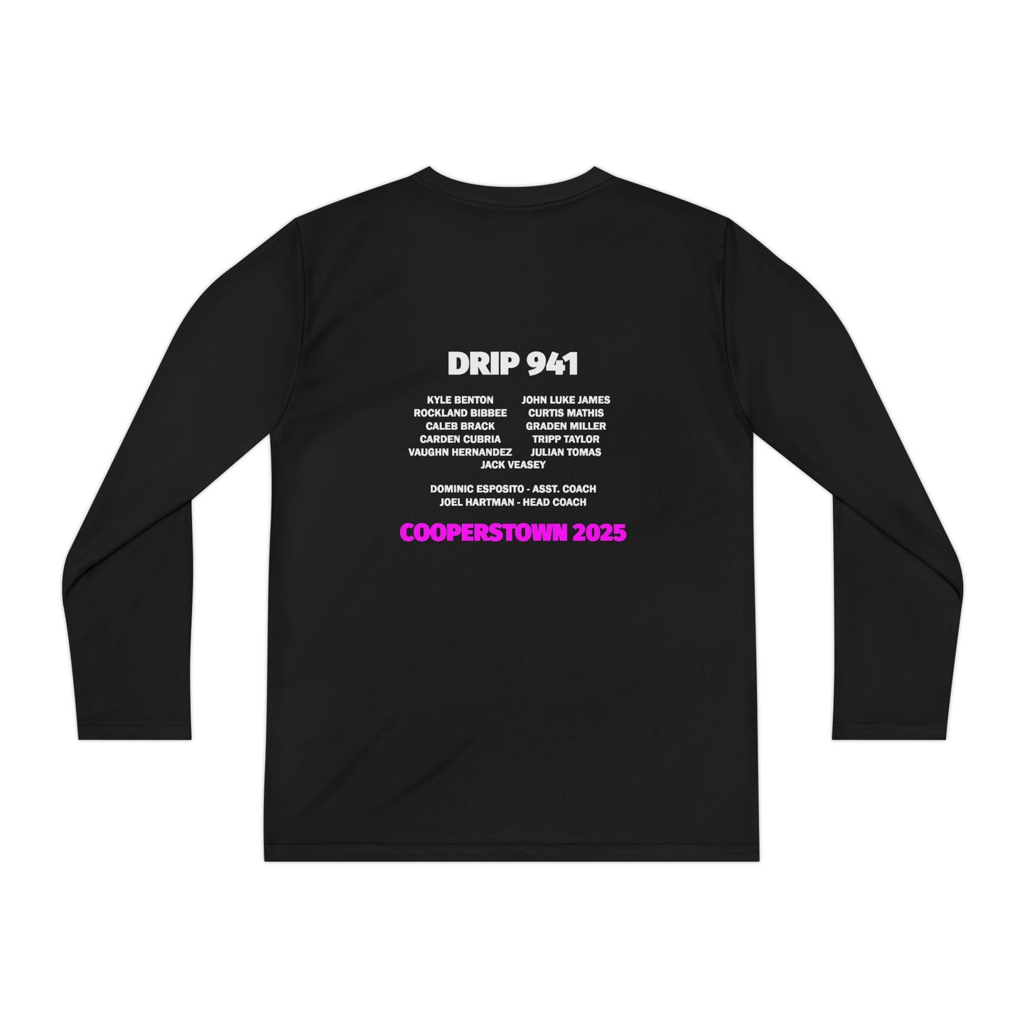 Youth Long Sleeve Competitor Tee - Cooperstown 2025