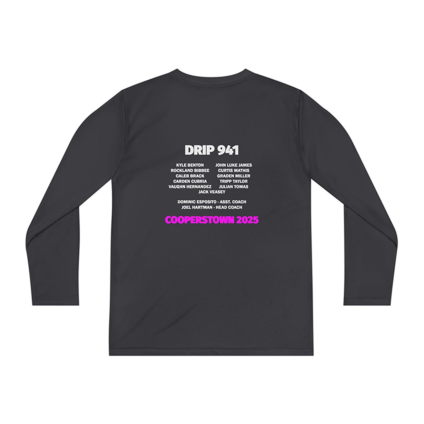 Youth Long Sleeve Competitor Tee - Cooperstown 2025