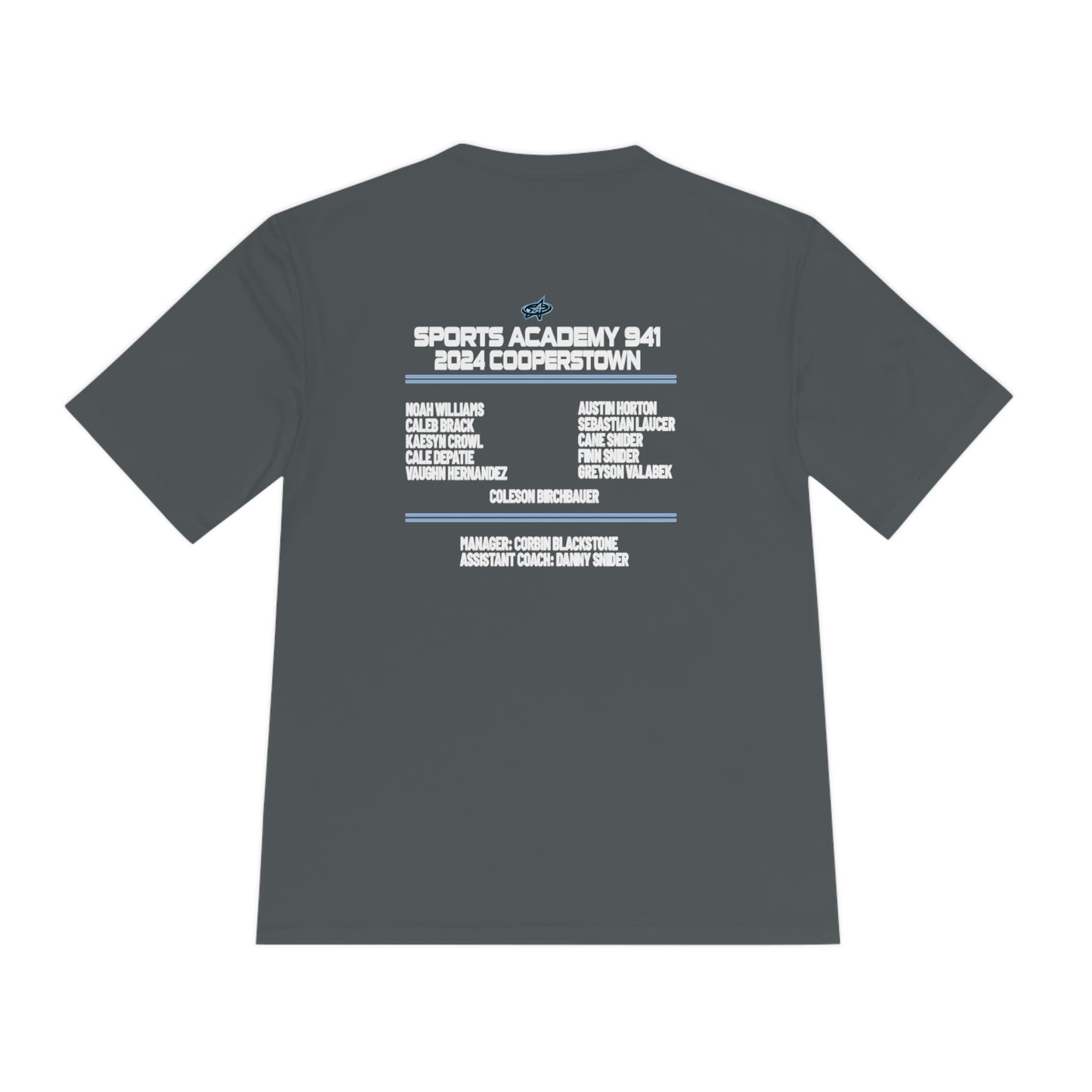 Cooperstown Unisex Dri Fit TEE