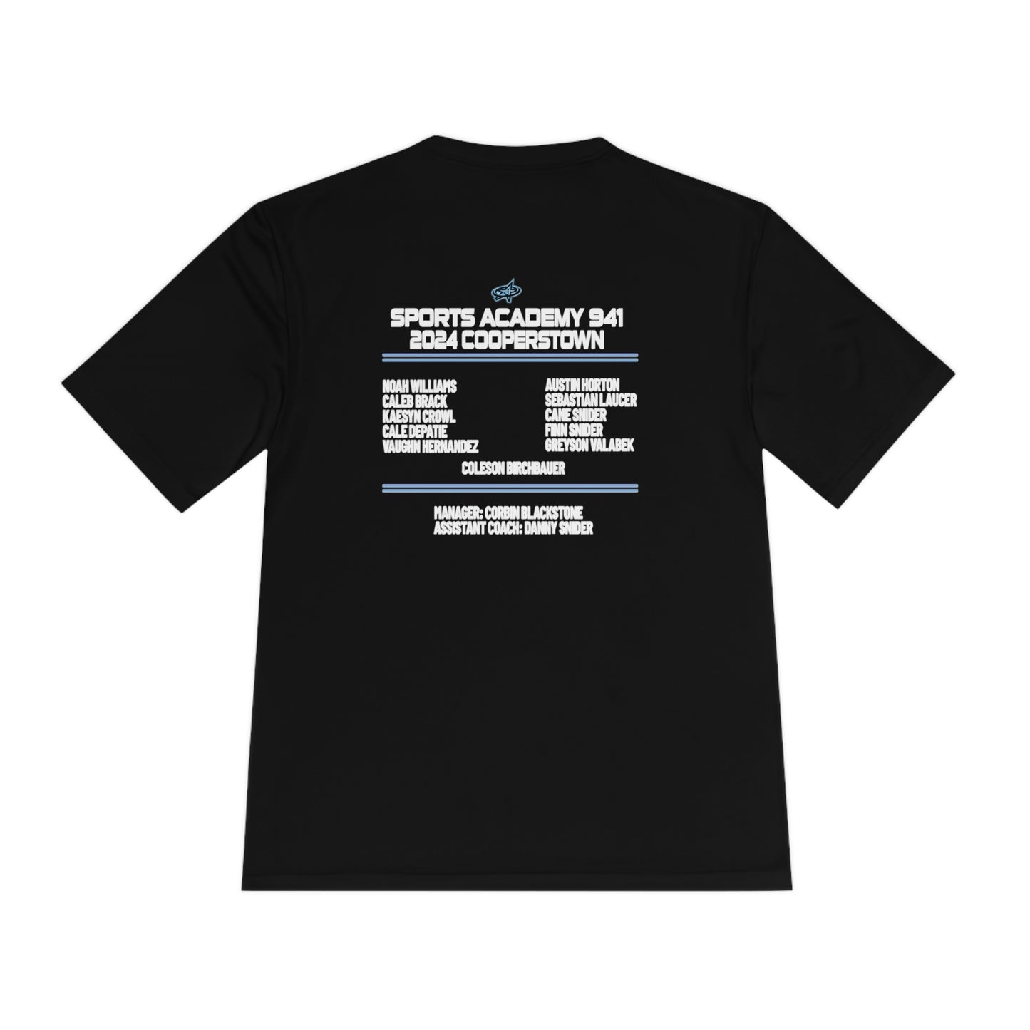 Cooperstown Unisex Dri Fit TEE