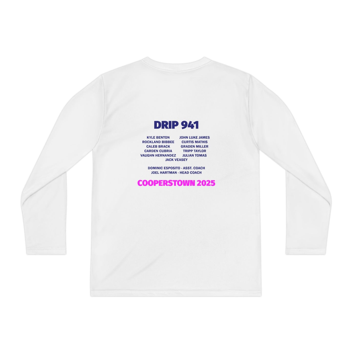Youth Long Sleeve Competitor Tee - Cooperstown 2025