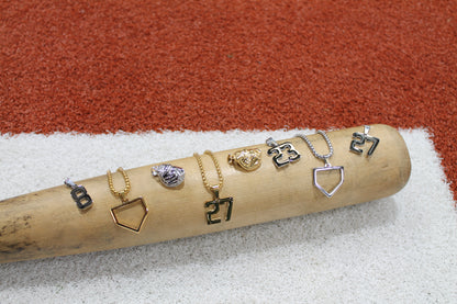 Home Plate Pendant - GOLD