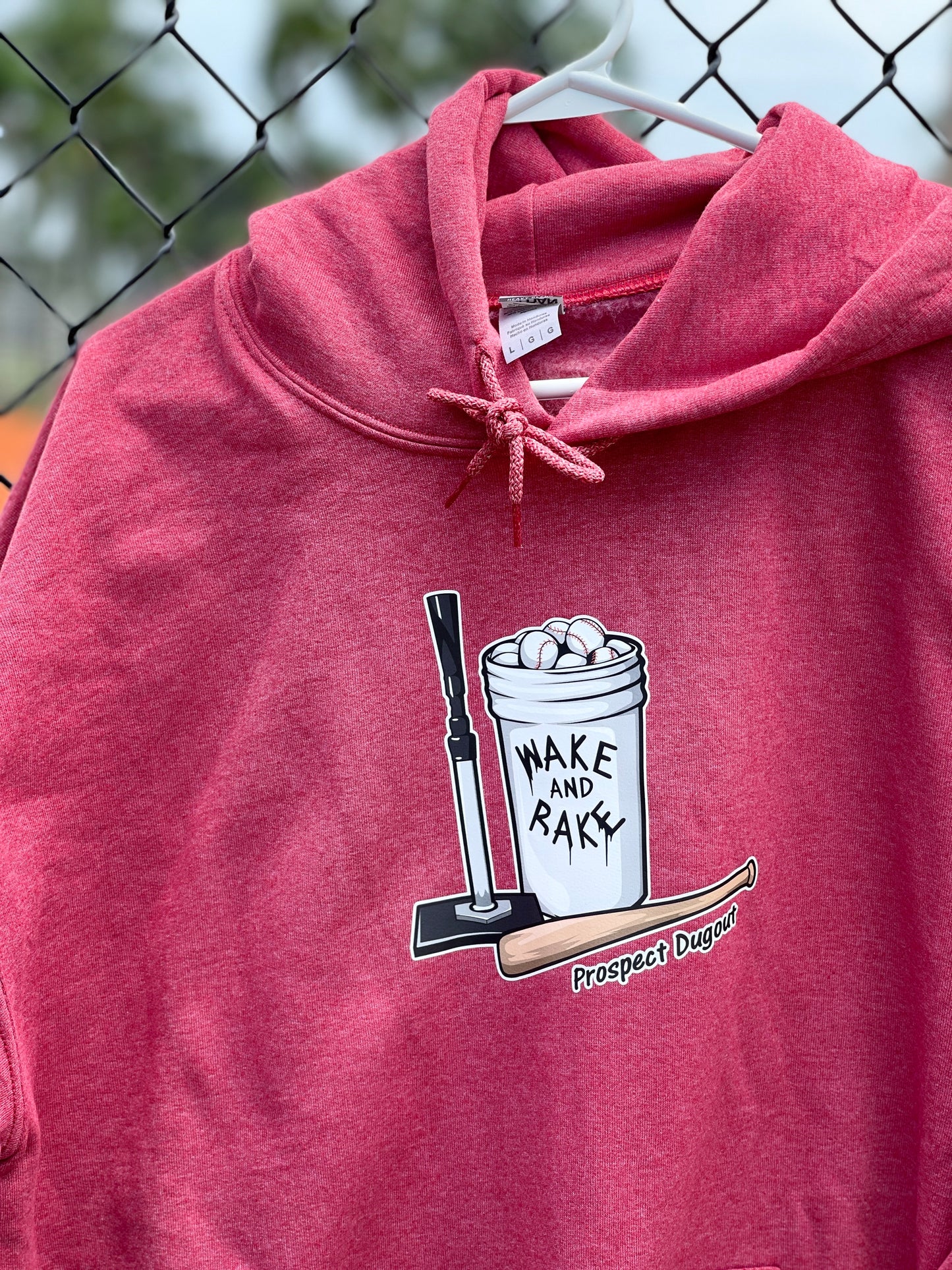 Wake and Rake hoodie